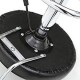 Backless chair on wheels / black
