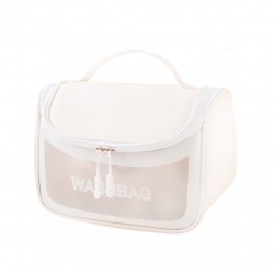 Сумка-косметичка з написом Washbag / біла