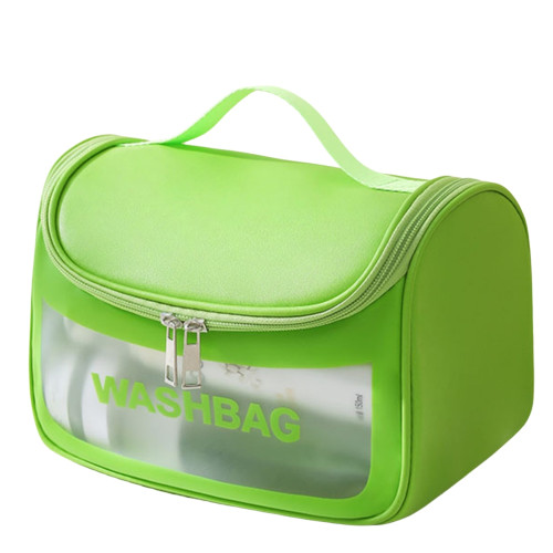 Сумка-косметичка з написом Washbag - салатова