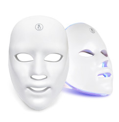 LED mask for microcurrent phototherapy with 7 modes