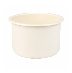 Replacement silicone bowl for wax warmer, 400 ml - white
