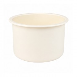 Replacement silicone bowl for wax warmer, 400 ml - white