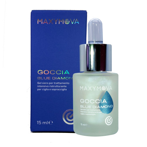Сироватка для ламінування вій та брів MAXIMOVA Goccia BLUE Diamond/баночка, 15 мл