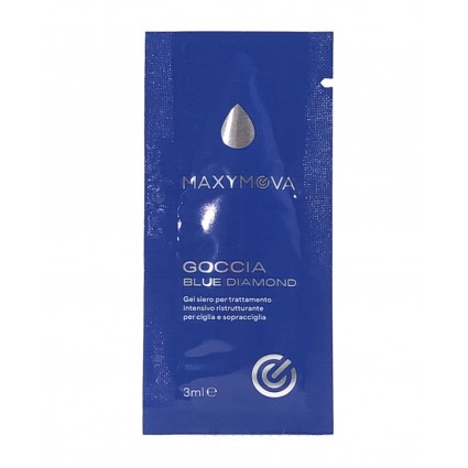 Сироватка для ламінування вій та брів MAXYMOVA Goccia BLUE Diamond Monodose/саше, 3 мл