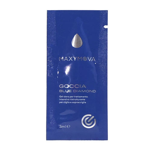 Serum for lamination of eyelashes and eyebrows MAXYMOVA Goccia BLUE Diamond Monodose / sachet, 3 ml