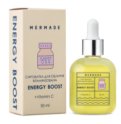 Сыворотка для лица витаминизированная MERMADE / Energy Boost + Vitamin C, 50 мл