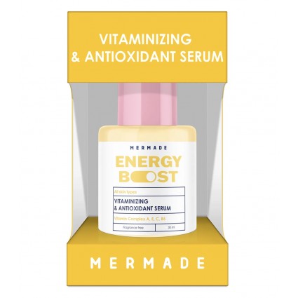 Сыворотка для лица витаминизированная MERMADE / Energy Boost / Vitaminizing&Antioxidant Serum, 30 мл