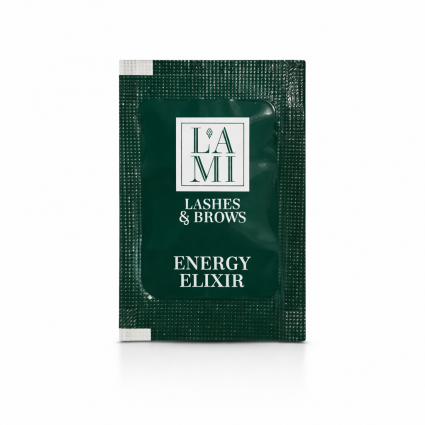 Сироватка для росту вій та брів Lami Lashes - Energy Elixir - саше, 1 мл