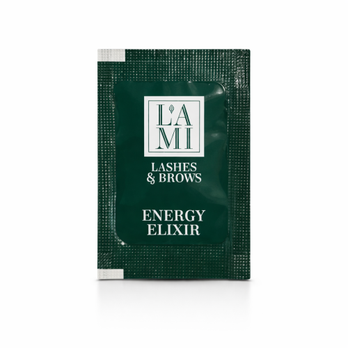 Сироватка для росту вій та брів Lami Lashes - Energy Elixir - саше, 1 мл