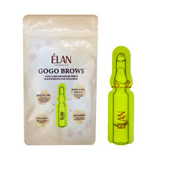 Serum do pielęgnacji brwi i rzęs ELAN - GOGO BROWS (10 pojedynczych dawek x 1 ml)