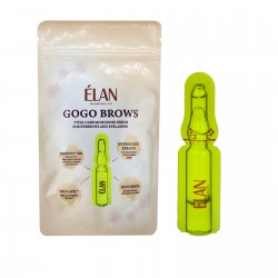 Сироватка для догляду за бровами та віями ELAN - GOGO BROWS (10 монодоз х 1 мл)