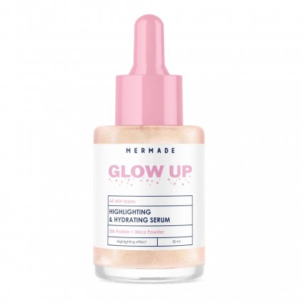 Serum - highlighter for face MERMADE - Glow Up - Highlighting & Hydrating Serum, 30 ml