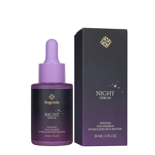 Serum na noc do twarzy Bogenia - Serum na noc (BG430 nr 007), 30 ml