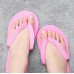 Jednorazowe kapcie, klapki do pedicure - różowe (para)