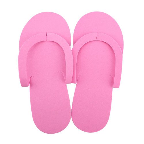 Jednorazowe kapcie, klapki do pedicure - różowe (para)