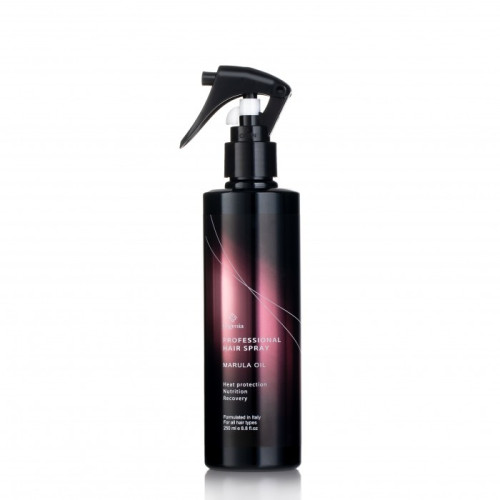 Термозахисний спрей для волосся з олією Bogenia  MARULA Oil  Hair Spray (BG403 №3), 250 мл