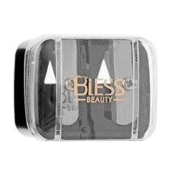 Bless Beauty Podwójna temperówka do kredek kosmetycznych - czarna