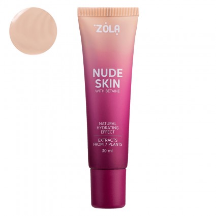 Тональна основа для обличчя ZOLA - Tinted Foundation Nude Skin - 01 Light, 30 мл