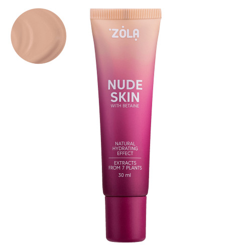 ZOLA Tinted Foundation Nude Skin - 02 Medium, 30 ml