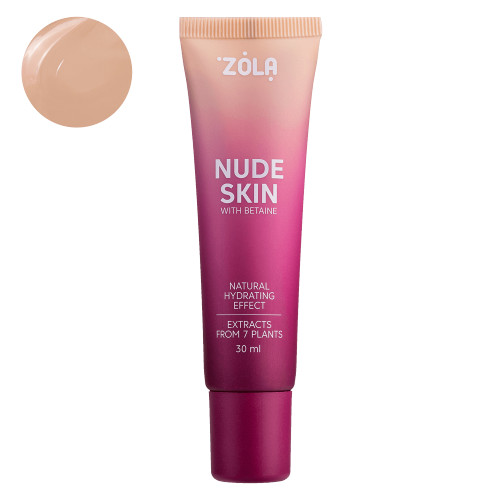 Тональная основа для лица ZOLA - Tinted Foundation Nude Skin - 03 Tan, 30 мл
