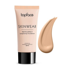 Тональный крем TopFace / Skinwear - Matte Effect Longlasting (PT468) / 02 - светлый беж, 30 мл