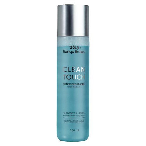 Тонік-знежирювач брів та вій ZOLA x Sonya Brows - Clean Touch Toner Degreaser, 150 мл