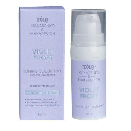 ZOLA x Makarenko x Makarevich Toning Color Tint - Violet Frost, 10 ml