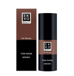 Тонувальна маска для брів Ekko Beauty - Ton Mask - BROWN, 10 мл