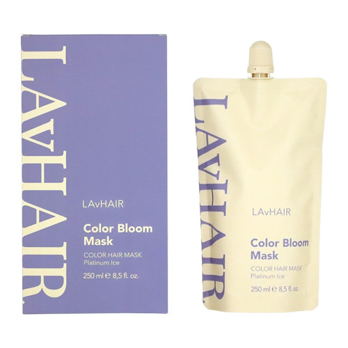 Tonizująca maska-pielęgnacja do włosów LAvHAIR - Color Bloom Mask - Platinum Ice, 250 ml