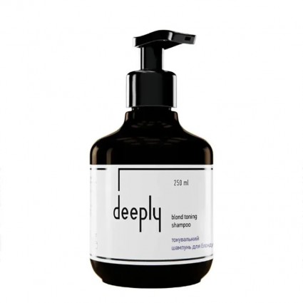 Тонувальний шампунь для блонду Deeply - Blond Toning Shampoo, 250 мл