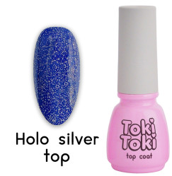 Топ без липкого шару Toki Toki / Holo Silver Top, 5 мл