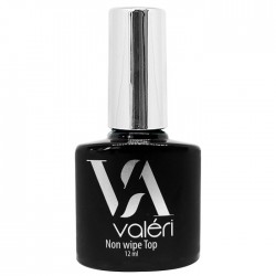 Top for gel polish without a sticky layer VALERI / Top Non Wipe, 12 ml