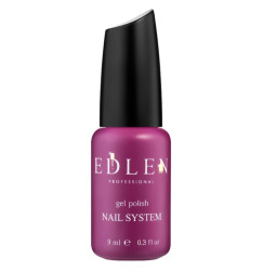 Top gel polish matte without sticky layer Edlen / Top No Wipe, 9 ml