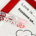 Topowy lakier hybrydowy VALERI / Top Love is / Red (transparentny z czerwonymi serduszkami), 6 ml