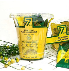 Scrub for deep cleansing pores with aloe extract and centella May Island 7 Days Secret Pore Clear P