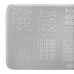 Furman stamping stencil 6*12 cm plastic (DXE20)