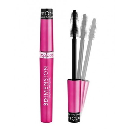 Mascara TopFace / 3Dimension Volume Mascara (PT314) / Black, 8 ml