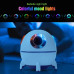 Air humidifier-night light astronaut in a rocket with backlight on USB / white