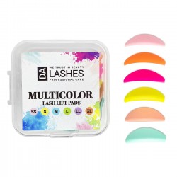 Набор валиков для ламинирования ресниц Dalashes Lash Lift Pads / MULTICOLOR, 6 пар