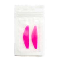 Валики для ламінування вій Dalashes Lash Lift Pads / MULTICOLOR / M (пара), малинові