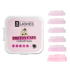 Набір валиків для ламінування вій Dalashes Lash Lift Pads / PRETTY CATS, 6 пар