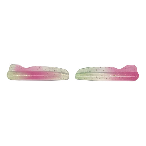 LASH TREND "Twist" eyelash lamination rollers - size XM (1 pair) - pink-green