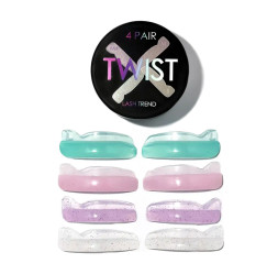 Set of eyelash lamination rollers LASH TREND "Twist" / 4 pairs (S,M,M+,L)