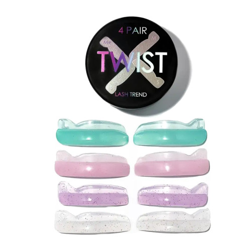 Набір валиків для ламінування вій LASH TREND "Twist" / 4 пари (S,M,M+,L)