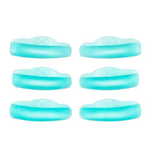 Eyelash lamination rollers OKO / Blue Lagoon, 3 pairs (S,M,L)