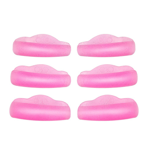 Eyelash lamination rollers OKO / Hollywood Pink, 3 pairs (M,L,XL)