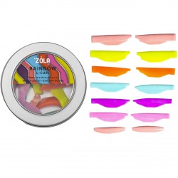 Zestaw wałków do laminacji rzęs ZOLA / Rainbow L-Curl (2S, 2,5M, 3L, 4XL, 4,5XLL)