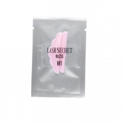 Валики для завивки ресниц LASH SECRET розовые / M1 (1 пара) В ПАКЕТЕ