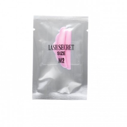 Валики для завивки ресниц LASH SECRET розовые / M2 (1 пара) В ПАКЕТЕ