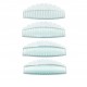 Silicone rollers for eyelashes Kodi - JELLY ROLLERS Anime Style, 4 pairs (turquoise)